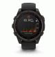 fēnix 8 – 47 mm, Solar, Sapphire Sapphire, Carbon grey DLC titanium with Black/pebble grey silicone band- 010-02906-11 - Garmin